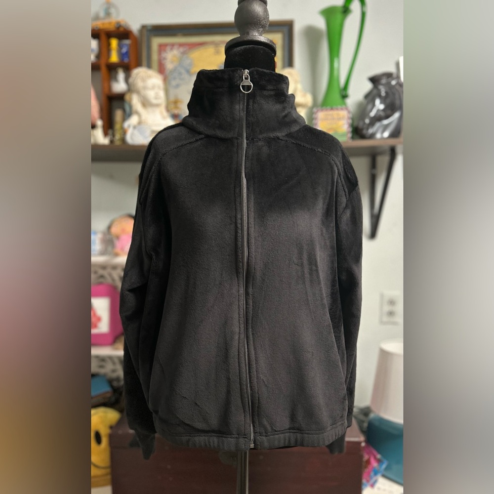 Athleta Plush Black Jacket size small
